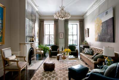  Traditional Living Room. Beacon Hill Brownstone  by Nina Farmer Interiors.