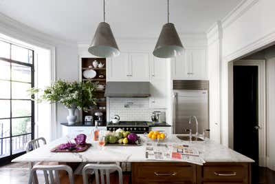  Transitional Eclectic Kitchen. Beacon Hill Brownstone  by Nina Farmer Interiors.
