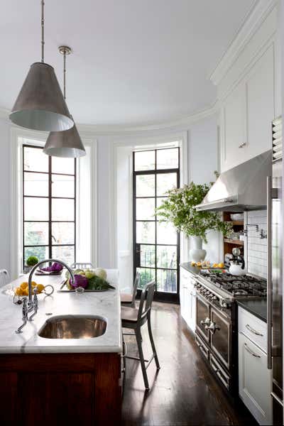  Traditional Eclectic Kitchen. Beacon Hill Brownstone  by Nina Farmer Interiors.
