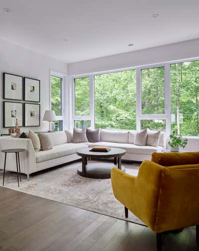  Contemporary Family Home Living Room. Treehouse Retreat by Fontana & Company.