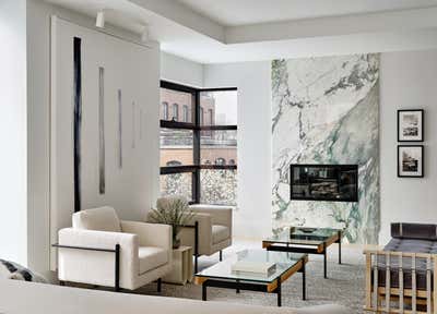 Modern Apartment Living Room. West 12th Street by Studio Todd Raymond.