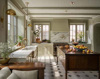  Modern Family Home Kitchen. French Quarter Brooklyn by JESSICA HELGERSON INTERIOR DESIGN.