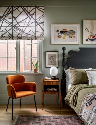  Eclectic Family Home Bedroom. French Quarter Brooklyn by JESSICA HELGERSON INTERIOR DESIGN.