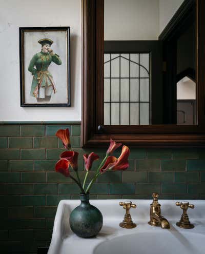  Southwestern Bathroom. L.A. French Eclectic by JESSICA HELGERSON INTERIOR DESIGN.