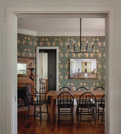  Arts and Crafts Family Home Dining Room. Iowa City House by JESSICA HELGERSON INTERIOR DESIGN.