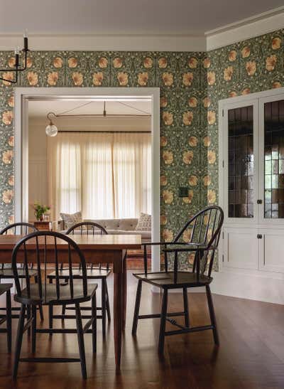  Country Rustic Family Home Dining Room. Iowa City House by JESSICA HELGERSON INTERIOR DESIGN.
