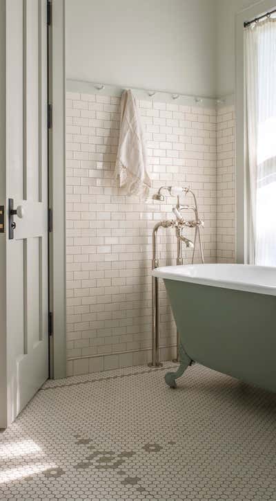 Transitional Family Home Bathroom. Iowa City House by Jessica Helgerson Interior Design.