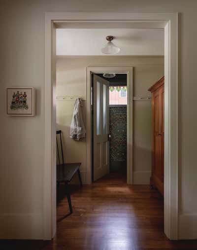  Country Cottage Family Home Entry and Hall. Iowa City House by Jessica Helgerson Interior Design.