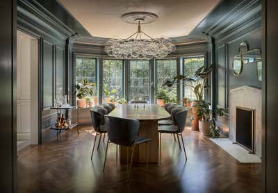  Traditional Family Home Dining Room. Albemarle Terrace House by Jessica Helgerson Interior Design.