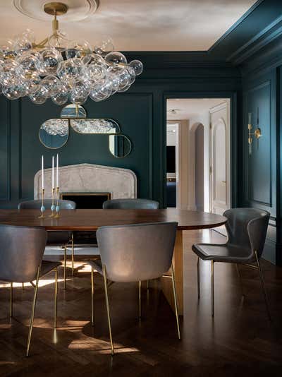  Eclectic Family Home Dining Room. Albemarle Terrace House by Jessica Helgerson Interior Design.
