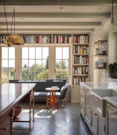  Victorian Family Home Kitchen. Albemarle Terrace House by Jessica Helgerson Interior Design.