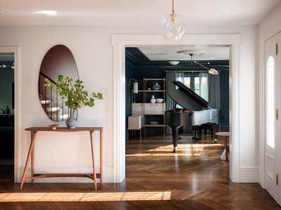  Modern Family Home Entry and Hall. Albemarle Terrace House by JESSICA HELGERSON INTERIOR DESIGN.