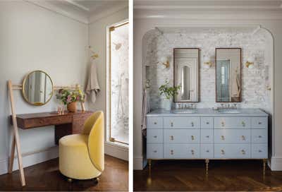  French Bathroom. Albemarle Terrace House by JESSICA HELGERSON INTERIOR DESIGN.