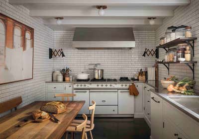  Eclectic Family Home Kitchen. Albemarle Terrace House by JESSICA HELGERSON INTERIOR DESIGN.
