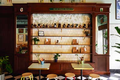  Bohemian Art Nouveau Restaurant Dining Room. Le Botaniste Bryant Park by Boldt Studio.