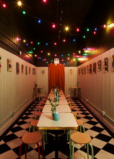  Eclectic Restaurant Dining Room. Le Botaniste Bryant Park by Boldt Studio.