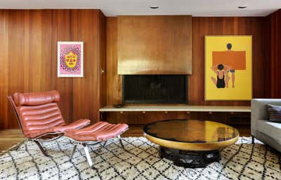  Mid-Century Modern Family Home Living Room. William Fletcher House by JESSICA HELGERSON INTERIOR DESIGN.