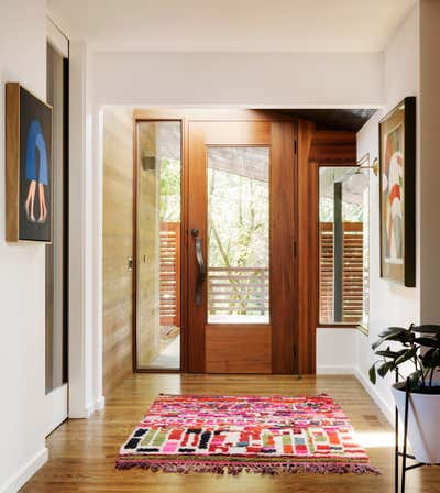  Bohemian Family Home Entry and Hall. William Fletcher House by Jessica Helgerson Interior Design.