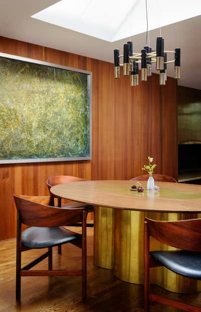  Mid-Century Modern Family Home Dining Room. William Fletcher House by Jessica Helgerson Interior Design.