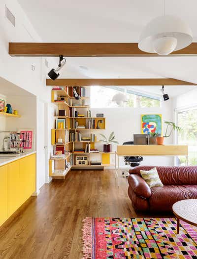  Mid-Century Modern Family Home Office and Study. William Fletcher House by Jessica Helgerson Interior Design.