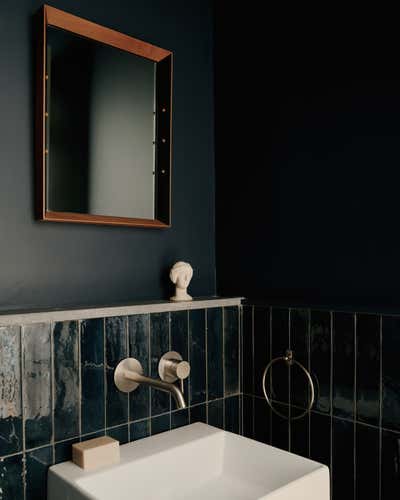  Contemporary French Bathroom. Park Slope Duplex by Margaux Lafond.
