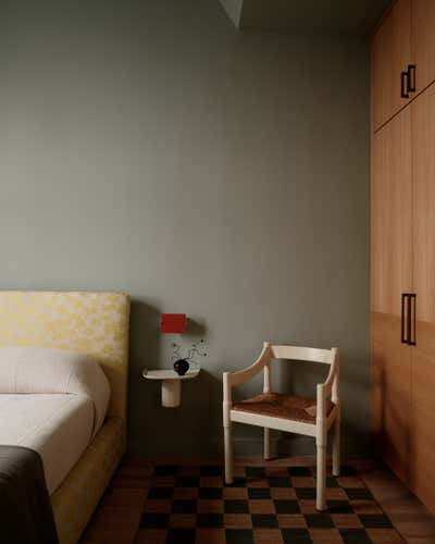  Contemporary Minimalist Apartment Bedroom. Park Slope Duplex by Margaux Lafond.