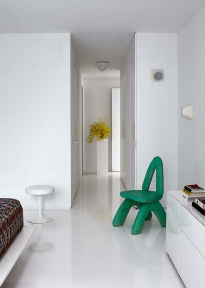  Minimalist Entry and Hall. Museum Tower Apartment by Hines Collective.