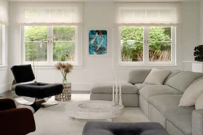  Contemporary Art Deco Family Home Living Room. Greenwich House by Hines Collective.