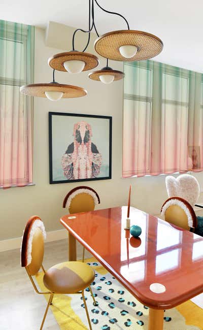  Mid-Century Modern Dining Room. Soho Loft by Merve Kahraman Products & Interiors.