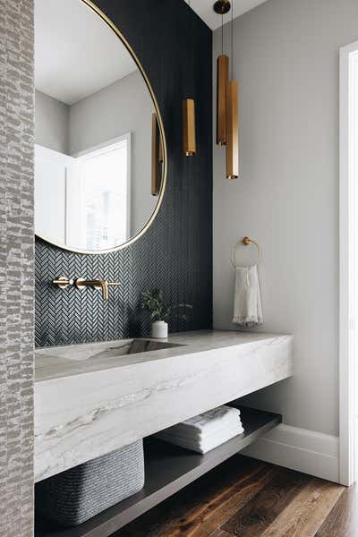  Transitional Bathroom. ASC Planning for Parties by Amy Storm and Company, LLC.