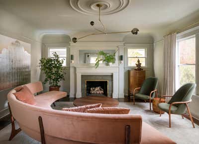  Regency Family Home Living Room. NW Johnson Street House by JESSICA HELGERSON INTERIOR DESIGN.