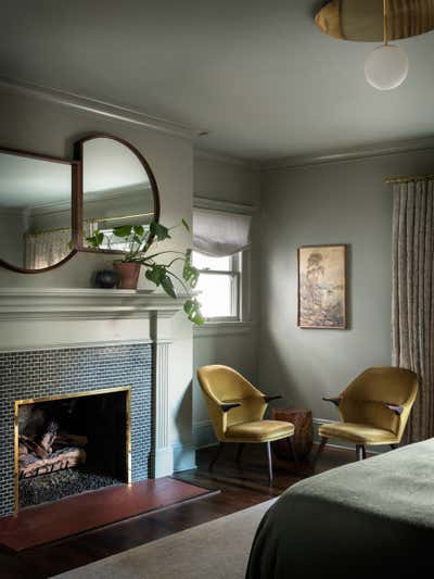  Transitional Family Home Bedroom. NW Johnson Street House by JESSICA HELGERSON INTERIOR DESIGN.