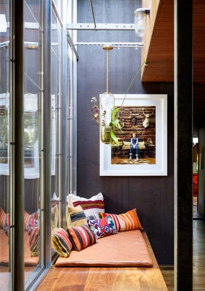  Industrial Bohemian Family Home Entry and Hall. William Fletcher House by Jessica Helgerson Interior Design.