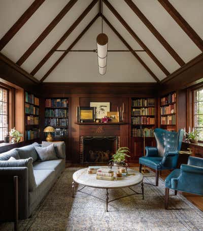  Cottage Family Home Living Room. Pacific Northwest Tudor by Jessica Helgerson Interior Design.