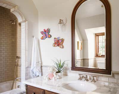  Traditional Family Home Bathroom. Pacific Northwest Tudor by JESSICA HELGERSON INTERIOR DESIGN.