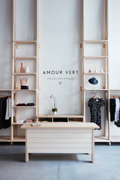  Scandinavian Retail Open Plan. Amour Vert by BCV Architecture + Interiors.