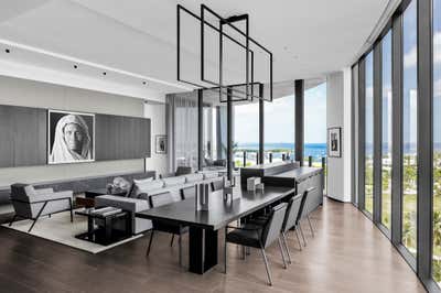  Minimalist Living Room. Park Grove Residence by B+G Design Inc.