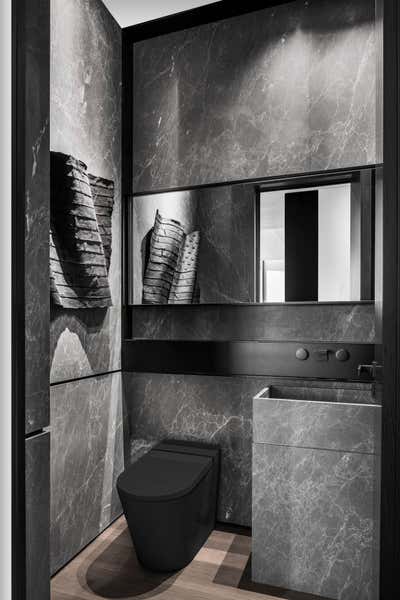  Modern Apartment Bathroom. Park Grove Residence by B+G Design Inc.