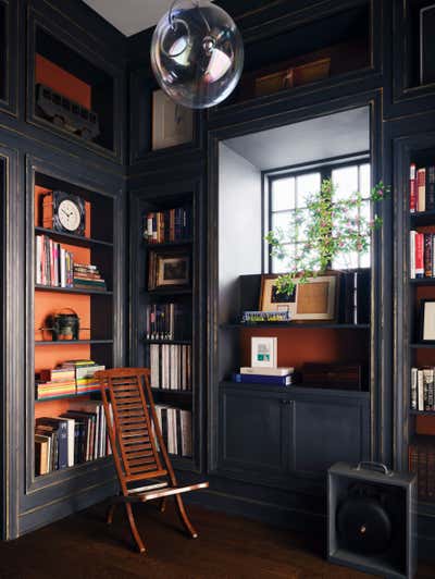  Traditional Office and Study. Seattle Home by Clive Lonstein.