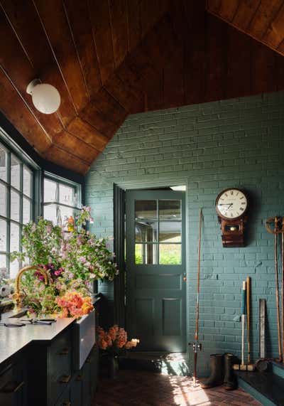 Rustic Storage Room and Closet. Seattle Home by Clive Lonstein.