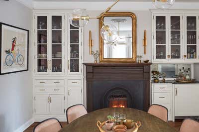  Regency Traditional Family Home Dining Room. Blackstone by Imparfait Design Studio.