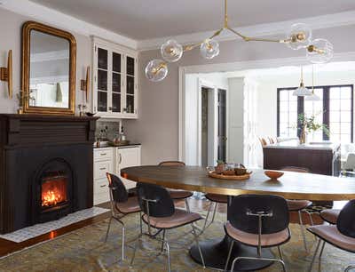  Regency Traditional Family Home Dining Room. Blackstone by Imparfait Design Studio.