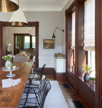  Art Nouveau Victorian Family Home Dining Room. Sheridan One by Imparfait Design Studio.