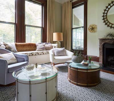  Art Nouveau Living Room. Sheridan One by Imparfait Design Studio.