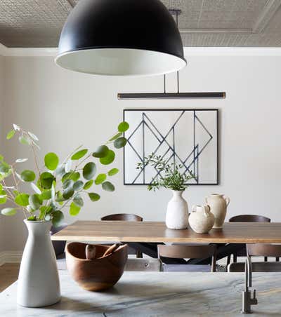  Modern Industrial Family Home Dining Room. Logan by Imparfait Design Studio.