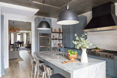  Modern Industrial Family Home Kitchen. Logan by Imparfait Design Studio.