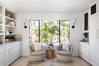 Coastal Beach House Living Room. Eugenie Avenue  by Imparfait Design Studio.