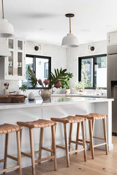 Coastal Beach House Kitchen. Eugenie Avenue  by Imparfait Design Studio.