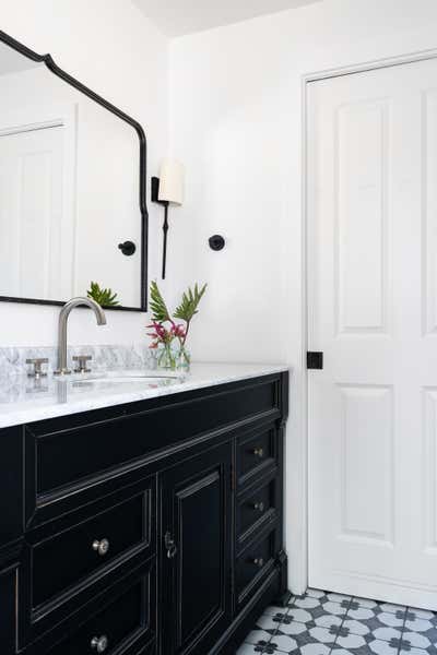  Coastal Bathroom. Eugenie Avenue  by Imparfait Design Studio.