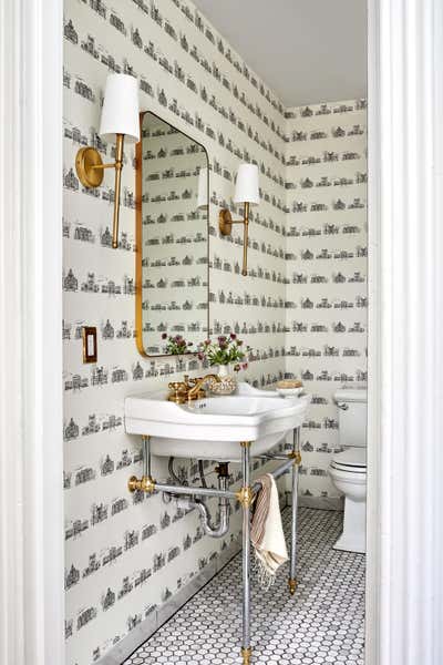  Traditional Transitional Family Home Bathroom. The Hill by Darlene Molnar LLC.